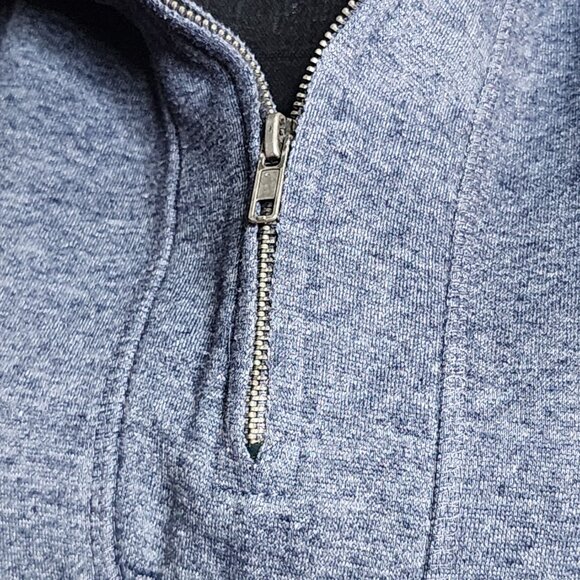 Ragwear U.S.A. Cotton Poly LS 1/4 Zip Pullover Atlanta GA Fleece Lined Hoodie M - Picture 9 of 16